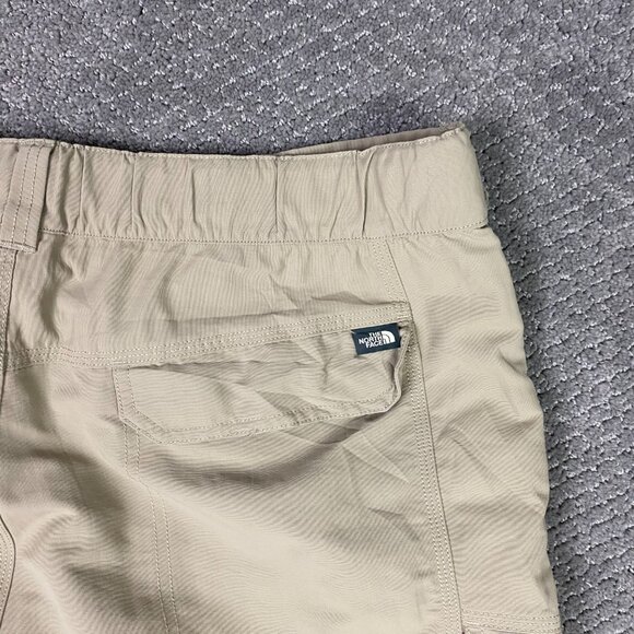 The North Face Convertible Cargo Pants Men's XL Khaki Hiking Outdoor Belt Belted - Picture 7 of 16